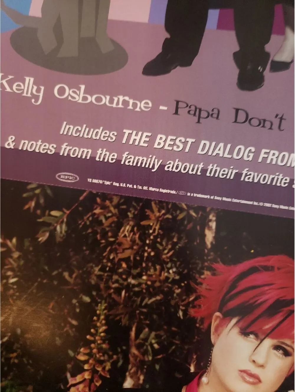 The Osbournes TV Promo Poster & Kelly 02 Ozzy Sharon Jack